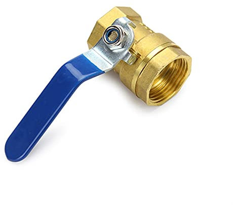 SUOFEILAIMU 3/4inch weibliche x 3 / 4inch Female Faden 2way Messing Abschalten des Kugelhahns für Wasserölluft