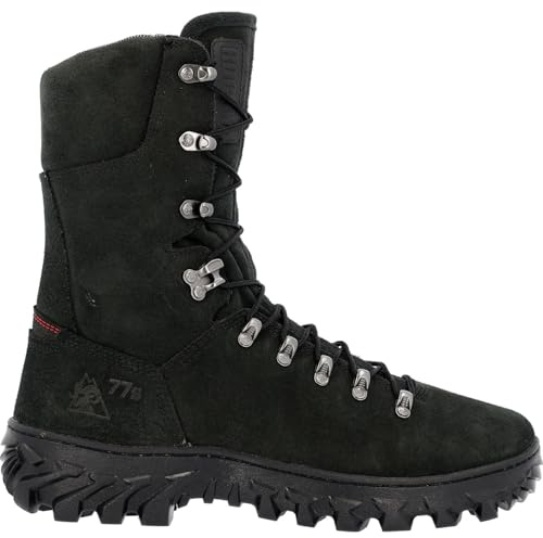 ROCKY Code Red Wildlands 77 Fire Boot, Black, Size 11(M)