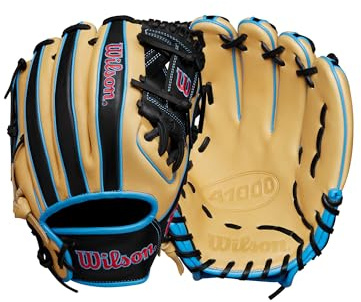 Wilson Fall 2024 A1000® 1786 11.5” Infield Baseball Glove - Blonde/Black/Cool Blue, Right Hand Throw