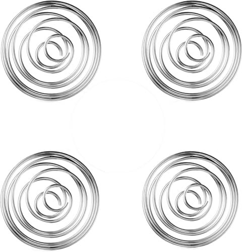 midgreyeye 4 pezzi grandi shaker in acciaio inox a sfera shaker a sfera shaker per proteine frullate proteine, ideali per grandi caldaie (5,5 x 5 cm)