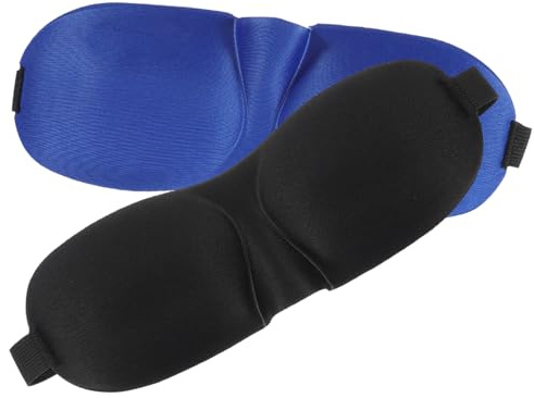 IWOWHERO 2stücke Schlafmasken Für Erwachsene Bequeme Schlafaugenmaske Augenbinde Für Reisen Hautfreundlich Licht Blockierend