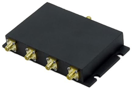 Suoumwa Mobile Phone Signal Booster Accessory: SMA Female 800-2700MHz 4-Way Divider, 1.2dB for GPS/WiFi Coverage