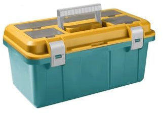 LICONG-2020 Toolbox Green Plastic Toolbox Multifunctional Storage Box Thickened Portable Accessory Box Car Maintenance Box Tool Box(Green)