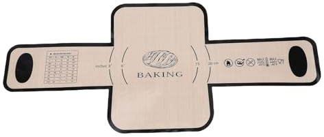 Smandy Brödbröd i Silikon, Flexibel återanvändbar Non-stick Brödformad Brödform med Handtag för Ugnsbakning (0,4 mm/0,02 tum tjock)