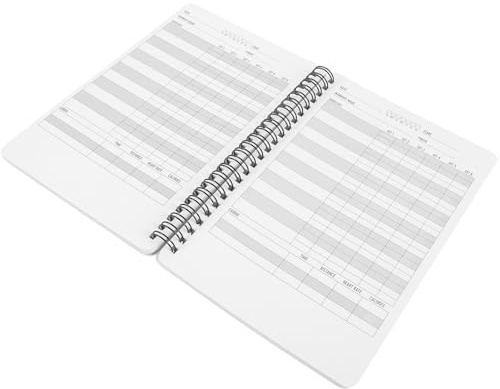 DECHOUS Workout Daily Planner A5 Fitness Exercise Log Book Bodyweight Workout Journal Gym Training Schedule Notebook for Women