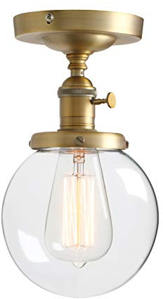 Phansthy Deckenleuchte Pendelleuchte Deckenlampe Vintage Industrie Hängeleuchte Hängelampe Lampe Kronleuchter aus Deckenleuchte E27 Lampenfassung für Küche Keller Wohnzimmer (antike Farbe)