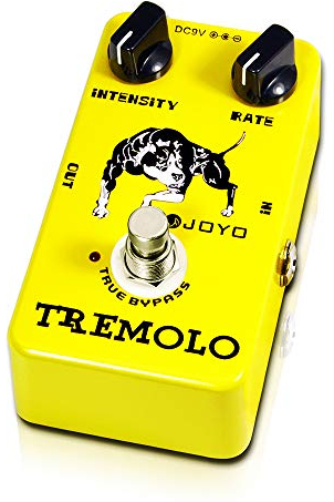JOYO Tremolo-Effektpedal Beloved Old Amps Photoelektrische Röhrenschaltung Tremolo für E-Gitarren-Effekt – True Bypass (JF-09)