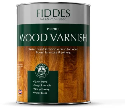 Fiddes Premier Wood Varnish, Satin, Matt & Gloss (Matt) 5 Litre
