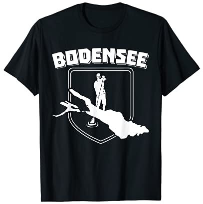 Bodenseeregion SUP Dreiländereck Bodensee T-Shirt
