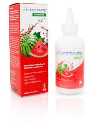 Professional Hair Labs Ghost Bond Haarkleber, Perückenkleber, ohne Chemikalien, XL (Wassermelone, 5 Unzen / 147 ml)