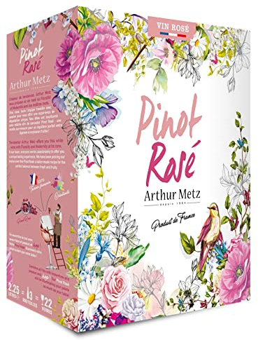 Arthur Metz - Pinot Pinot & Cie - Vin Rosé Bag-in-Box BIB (1 x 2,25L)