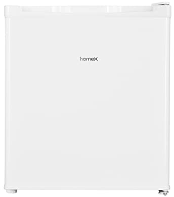 homeX Mini Gefrierschrank, Gefriertruhe klein - 33L Nutzinhalt, 4-Sterne Gefrierbox, freistehend, kompakte Tiefkühltruhe, Mini Freezer mit Temperaturregelung, kleiner Tiefkühlschrank, leise, weiß