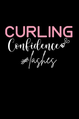 Curling Confidence Eyelash Pun Lash Artist Lash Tech: Graph Grid Notebook/Journal (6” X 9”) Lash Curler Saying For Lash Bars & Lash Lounges