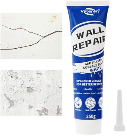 Onlynery Riempitivo per Fori nel Muro, Riparazione del Muro con | Riparazione del Muro in Gesso - Pasta per riparazioni murali, Crema per riparazioni pareti domestiche, Agente riparatore per fughe