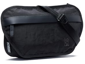 Chrome Industries Sodo Crossbody Sling Bag für Damen und Herren mit Reißverschluss, Telefon, Sicherheit & versteckte Taschen, recycelte Materialien, Schwarz