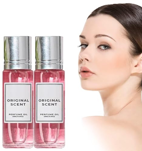 Parfum de Phéromone,Huile Essentielle Pure Soothe Fragrance Huile pour Diffuseur,0.34 fl oz,Pulvérisation Corporelle pour Femmes,Parfum pour Femmes Toute la Nuit. (2PCS)