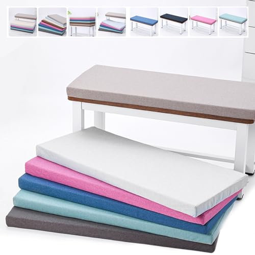 COITROZR Benutzerdefinierte Bankkissen Bankauflage Stuhlkissen für Fensterbank,Waschbar Abnehmbarem Gartenbankauflage rutschfeste