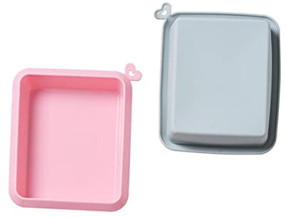 PRETYZOOM 2piezas Moldes De Silicona Para Hornear Pasteles Moldes Para Tartas y Bizcochos Herramientas Para Hornear Hogar