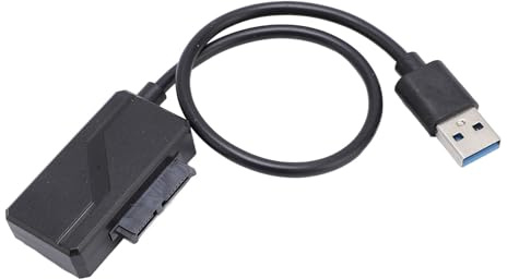 SATA Till USB-kabel, SATA Till USB 2.0-adapter, 3,0 Gbps Extern Hårddiskkonverteringskabel för SSD/HDD-dataöverföring