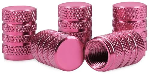 4 Stück Aluminum Alloy Air Caps Cover für VW T5 Long Bj. 2003-2015, Alu Ventilkappen Ventildeckel Ventilabdeckung Reifenventil-Kappen,H