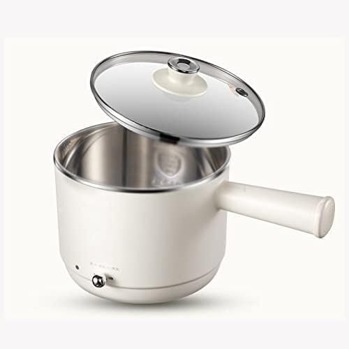 Arrocera y calentador, Mini sartén eléctrica 1.2L Mini olla arrocera eléctrica portátil Antiadherente Cocina múltiple eléctrica Mini olla caliente for viajes Oficina Escuela Arrocera y calentador,(B)