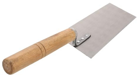 HOMSFOU Paleta De Enyesar Llana Plana Para Concreto Herramienta Manual De Albañilería Para Cemento Llana Multiusos Para Enlucir Obra