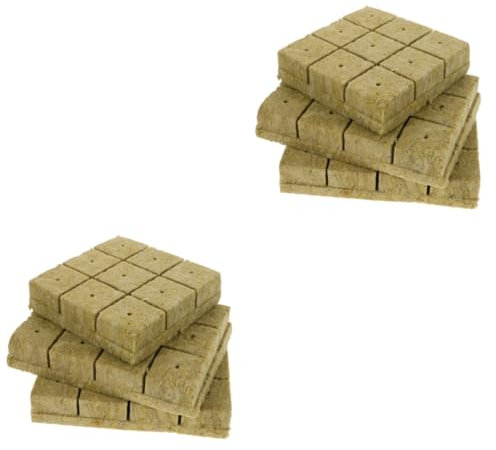 Mikikit 2 Set di Vaschette per Cubetti di Forniture per Germogli Mini Vassoio di Avviamento per Semi Idroponici Kit di di Piantine Gel di Basilico Pianta