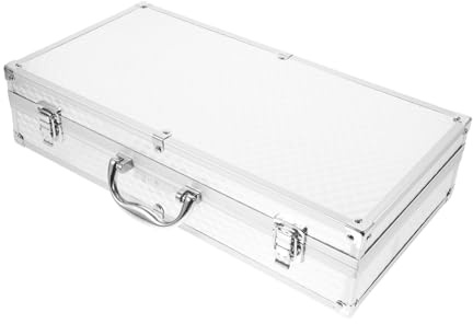 FUNOMOCYA Maletín Micrófono Inalámbrico Aluminio Resistente con Interior Acolchado para Micrófonos Estuche Transporte Compacto y Duradero para Profesional