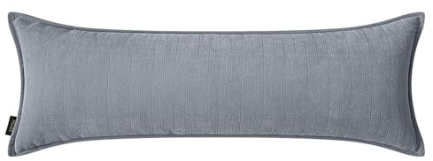Kissenbezug 30x50 30x70 30x90 30x120 cm - Rechteckige Kissenhülle für Sofa, Couch & Wohnzimmer - Bezug für Nackenstützkissen mit Reißverschluss(Color 2,30X90cm/12X36in)