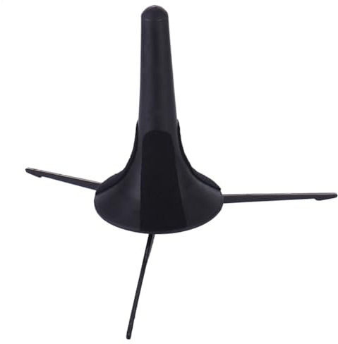 Portable Trombone Stand,Stable Base Rust Proof Foldable Rack | Trumpet Stand Holder | for Instrument Clarinet Players Students Home Indoor Outdoor Classroom