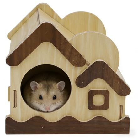 Hamster Habitat Rolig Hydda För Husdjurs Tillbehör