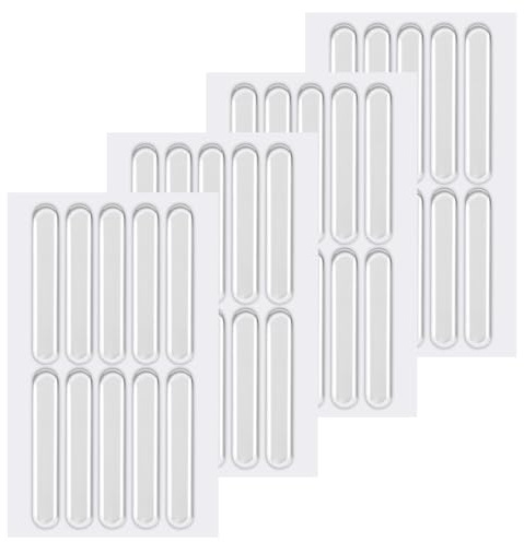 40 Pcs Clear Silicone Furniture Bumpers,6.3cm Self-Adhesive Bumper Pads for Furniture,Transparent Protector Pads for Doors Cabinets Drawers,Noise Reducing Anti-Slam Guard Transparent