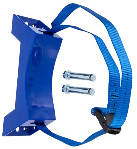 SOESFOUFU Soporte de Pared para Tanque de Gas de 40 Litros Correa de Fijación para Bombonas de Hidrógeno y Oxígeno, Montaje Estable para Exteriores