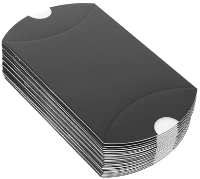 Alasum Süßigkeiten Kasten Kleine Geschenkboxen Kissenförmige aus Papier 50 Stück zum Befüllen Elegante für Hochzeit und Abschlussatmosphäre als Hochzeitsbonbonbox oder Lagerbehälter