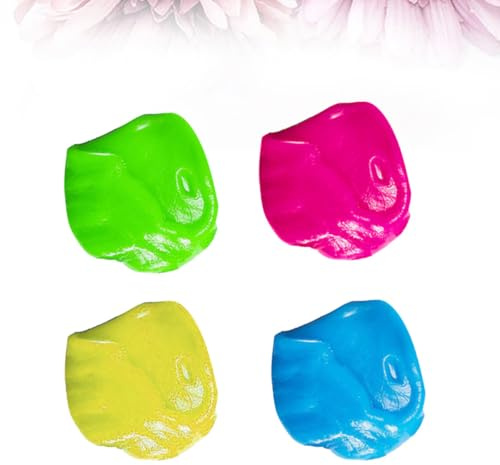 WESIEVYA 4 Stück Pack Tastatur Reinigungsgel zur Staubentfernung für Computer Tastaturen und Lüftungsöffnungen Gel ohne Rückstände Praktisches Staubreiniger mit 82g pro Zufällige Farbe