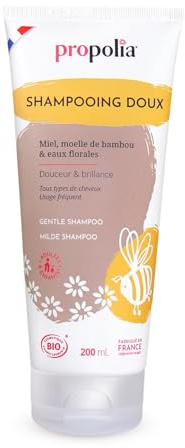 PROPOLIA - Shampooing doux Bio au Miel - Cheveux Normaux à Secs - 200ml