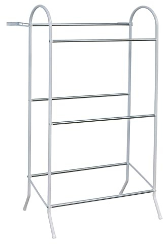 SCHULTE Regalwelt Getränkekistenregal für bis zu 6 Kisten, 118x61x41 cm (HxBxT), Traglast pro Ebene ca. 40 Kg, weiß, Getränkeregal, Bierkistenregal, Flaschenkastenständer, Wasserkistenregal