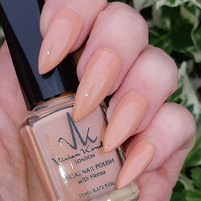 Vivien Kondor Henna Halal - Esmalte de uñas permeable (HA30, rosa polvoriento)