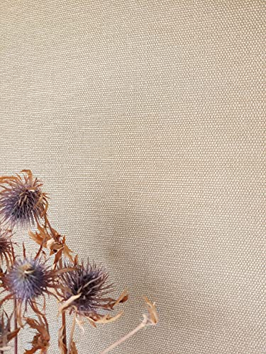 Newroom Tapete Beige Vliestapete Leicht Glänzend - Unitapete Uni Taupe Metallic Textil-Optik Modern Glamour Struktur inkl. Tapezier-Ratgeber
