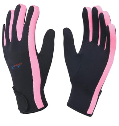 3mm Neoprene Wetsuit Gloves - Thermal Anti-slip Diving Swimming Gloves for Women Girls - Elastic Scuba for Surfing, Kayaking, Snorkeling, Sailing, Canoeing, Water Sports