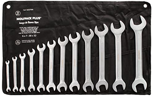 WOLFPACK LINEA PROFESIONAL Juego Llaves Fijas Wolfpack Plus 12 Piezas