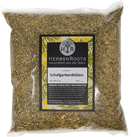 Schafgarbenblüten 1000g • Verdauung • Erste Wahl • intensiver Geschmack • HerbsnRoots