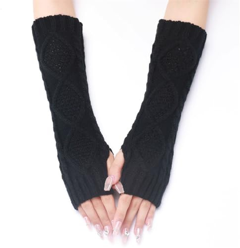 SLEDEZ Warmer Strick-Armwärmer Gestrickte Handgelenksärmel for Männer und Frauen (Color : Colour 2, Size : Free size)