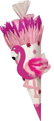 Schultüte Bastelset Flamingo