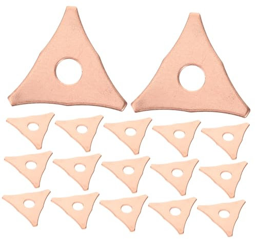PLAFOPE 100pièces Anneaux De Débosselage Automobile avec Lifter Triangle pour Réparation De Panneaux Carrosserie Accessoires Soudure Spotter
