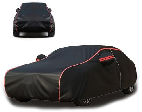 Halbgarage für VW Beetle Cabrio 2011-2019,Autoabdeckung Outdoor,Autogarage Abdeckung, Atmungsaktiv, Uv Beständig, Reißfest Und Langlebig Abdeckplane-WE2