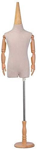 RAABYU Weibliche Schneiderpuppe Schneiderin Weibliche Schaufensterpuppe Körper Display Designer ShowModel Requisiten Abnehmbare Kleidung Spiel Holz