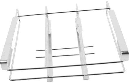 TOGEVAL Edelstahl Schneidebrett Halter Ständer Platzsparendes Küchenregal Mit Rutschfestem Schutz Multifunktionales Aufbewahrungssystem Für Schneidebretter Topfdeckel Unter Schrank Robust
