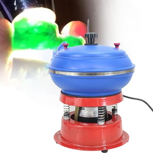 Buratto vibrante per rocce, lucidatrice a manicotto per levigare e lucidare accessori per gioielli - Buratto vibrante elettrico perfetto per la giada