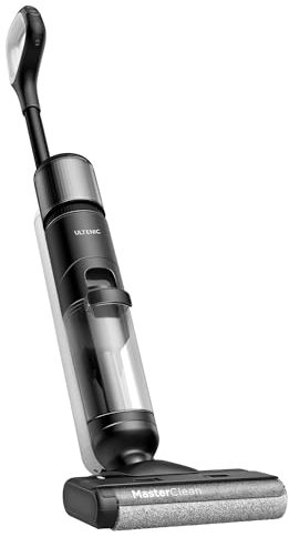 Ultenic Lavapavimenti Senza Fili, 50 Min, 16KPA, Aspirapolvere Senza Fili a Secco e Umido, Scopa Elettrica Autopulente, Display a LED, Rilevamento delle Macchie, per Pavimenti Duri